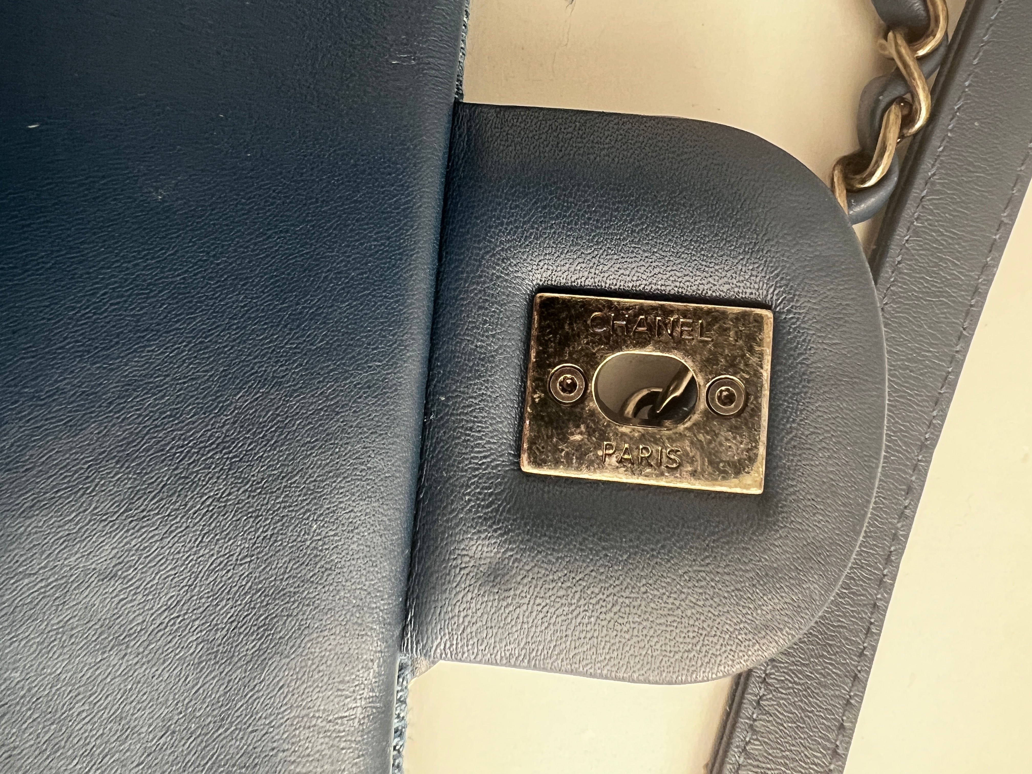 Chanel Paris Dubai Denim Flap Bag - Luxury Designer Crossbody Bag for Women | Perfect for Travel, Shopping & Evening Outings