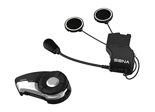 Sena 20S-02 Motorcycle Bluetooth Headset with HD Slim Speakers - Wireless Intercom for Riders, GPS Navigation & Music Streaming - Perfect for Group Rides, Touring & Adventure Motorcycling
