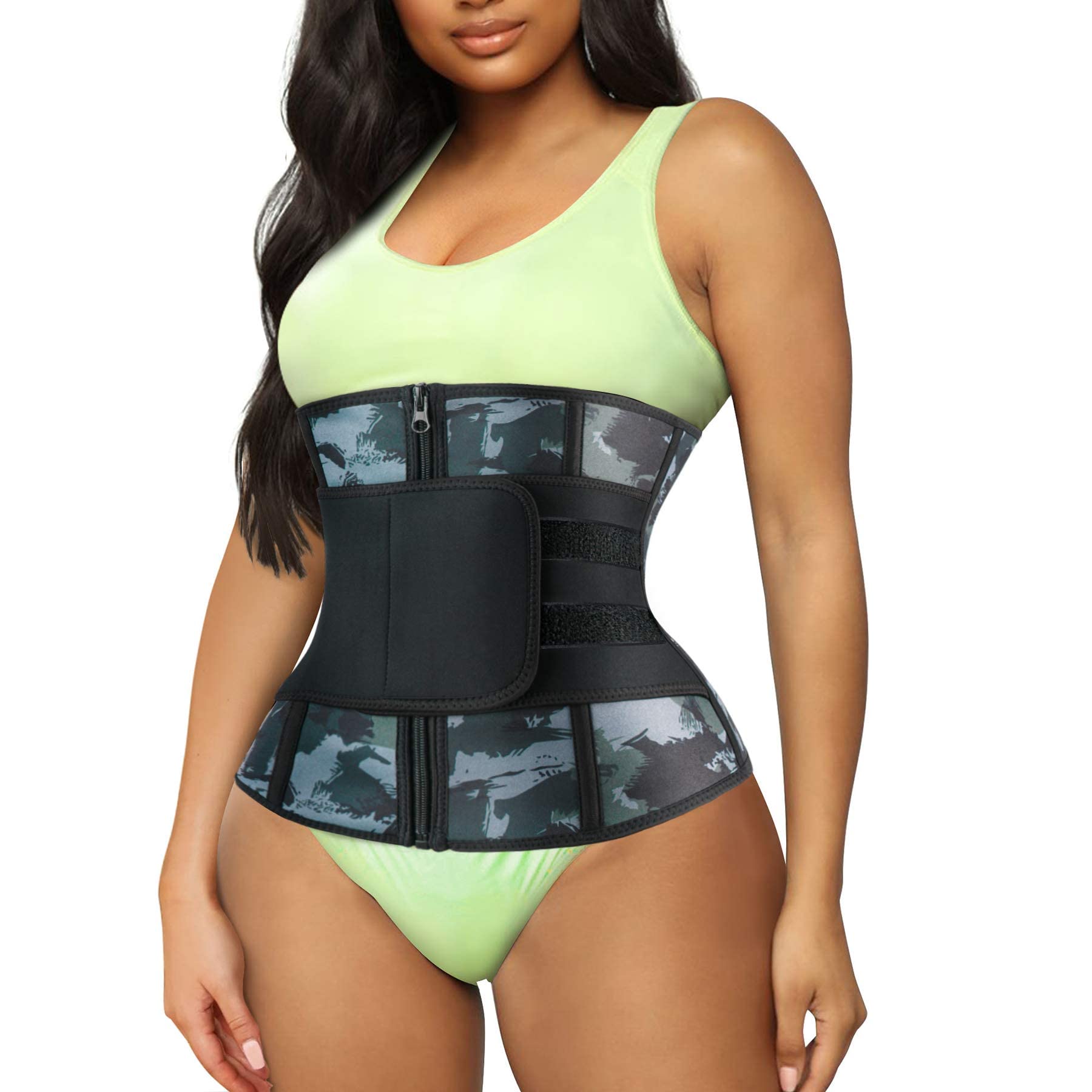 TrainingGirl Women's Waist Trainer Corset - Tummy Control Slimming Belt for Workout & Weight Loss | Sweat Waist Cincher for Belly Fat Reduction | Perfect for Gym, Yoga & Postpartum Recovery
