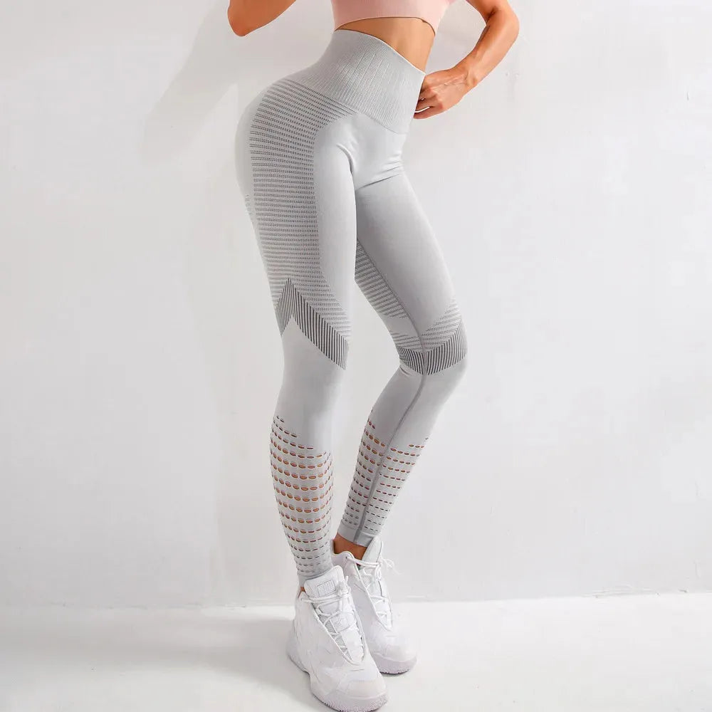Sexy High Waist Seamless Leggings for Women - Push Up Workout Yoga Pants with Tummy Control - Perfect for Gym, Running, Fitness & Casual Wear