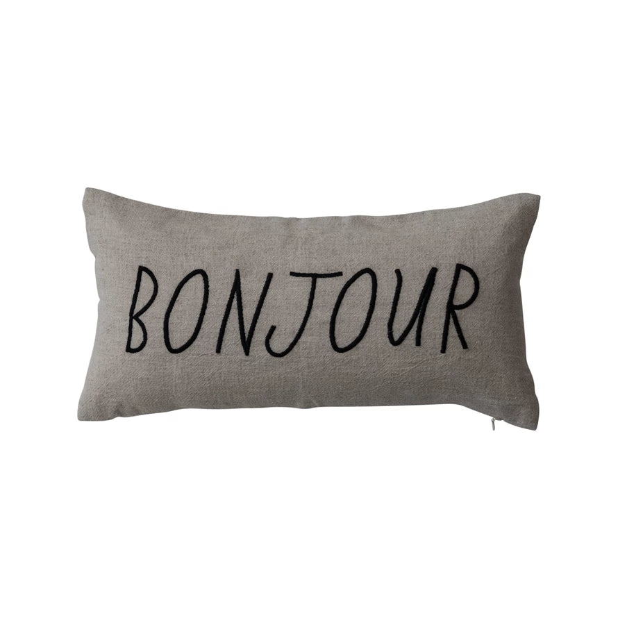 Bonjour Pillow - Ultra Soft Memory Foam Pillow for Side & Back Sleepers | Ergonomic Support for Neck & Shoulder Pain Relief | Perfect for Home, Office & Travel Use