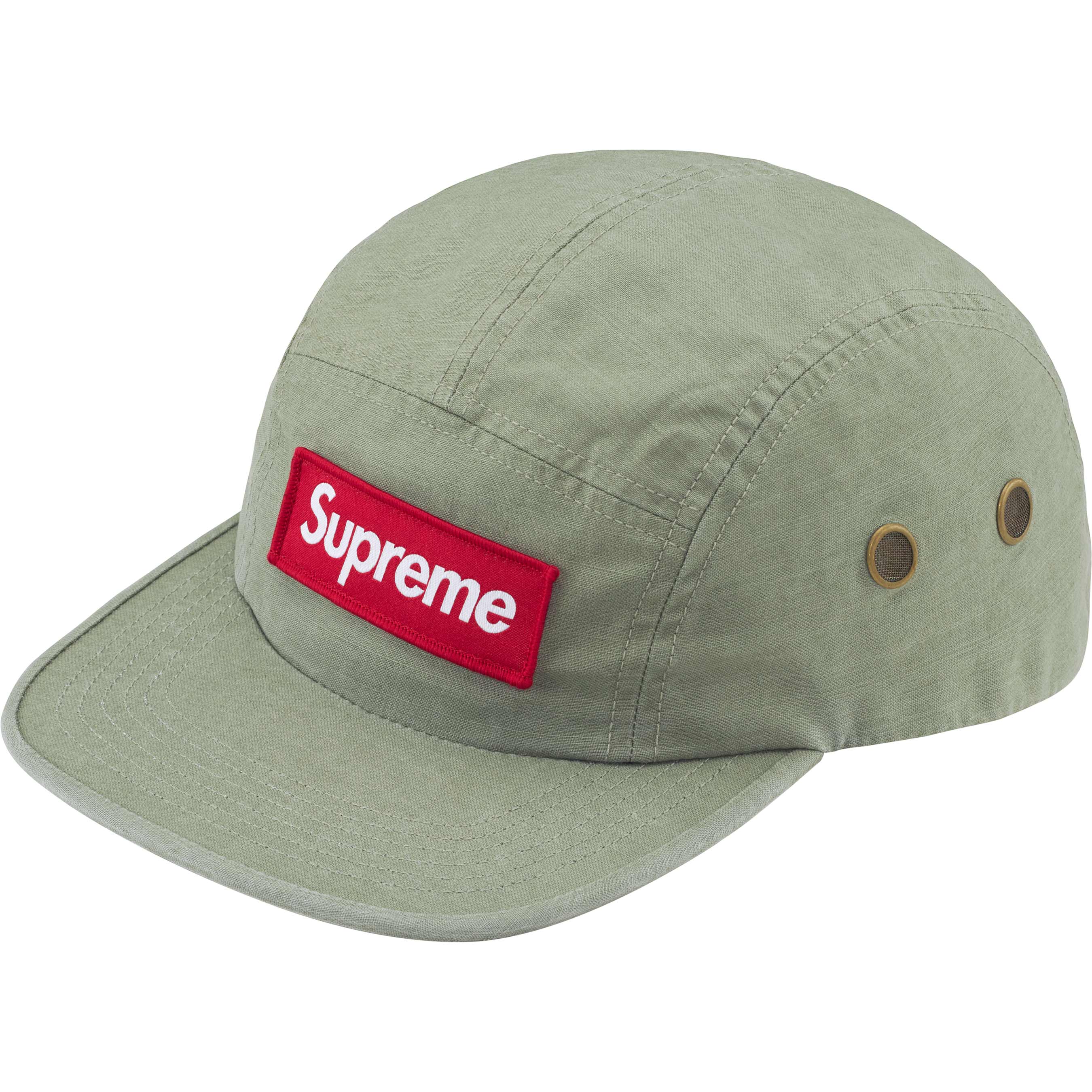 Supreme FW24 Military Camp Cap - Olive Green Army Hat for Men & Women - Perfect for Outdoor Adventures, Streetwear Fashion & Casual Wear