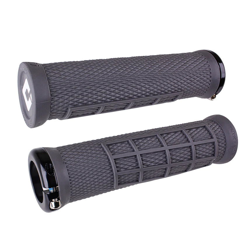 ODI Elite Flow V2.1 Lock On Grips - Premium Mountain Bike Handlebar Grips for BMX, MTB & Cycling - Secure Non-Slip Comfort for Trail Riding & Off-Road Adventures