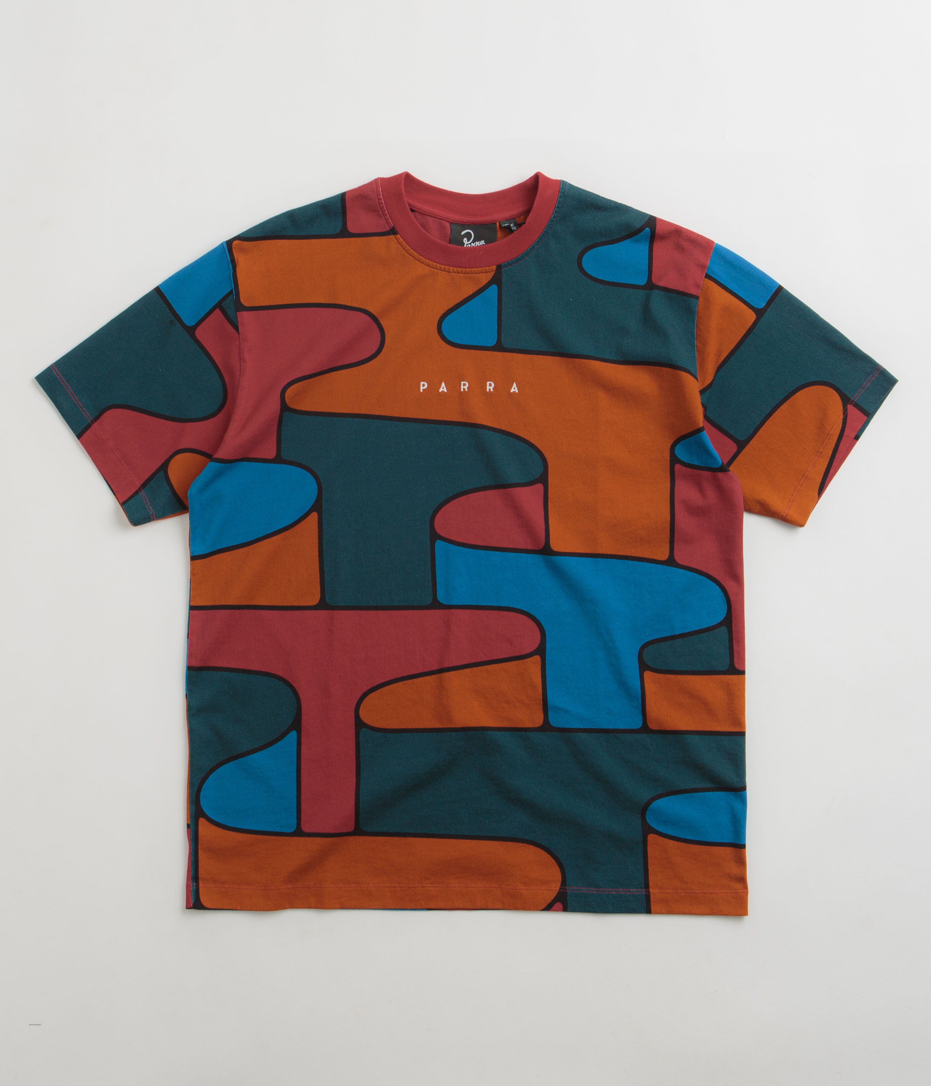 Parra Canyons All Over Print T-Shirt for Men & Women - Colorful Graphic Tee for Casual Wear, Street Style & Music Festivals