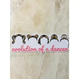 Denali & Co Dance Stickers - Fun & Colorful Vinyl Decals for Dance Studios, Water Bottles, Laptops & More