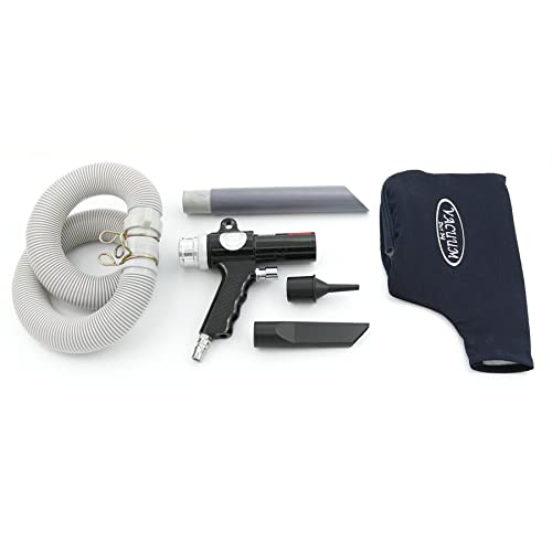 2 in 1 Air Vacuum Blow Gun - Dual Function Pneumatic Tool Kit for Dust & Wood Chips Cleaning | Industrial & Workshop Use | Perfect for Cars, Electronics & Machinery Maintenance