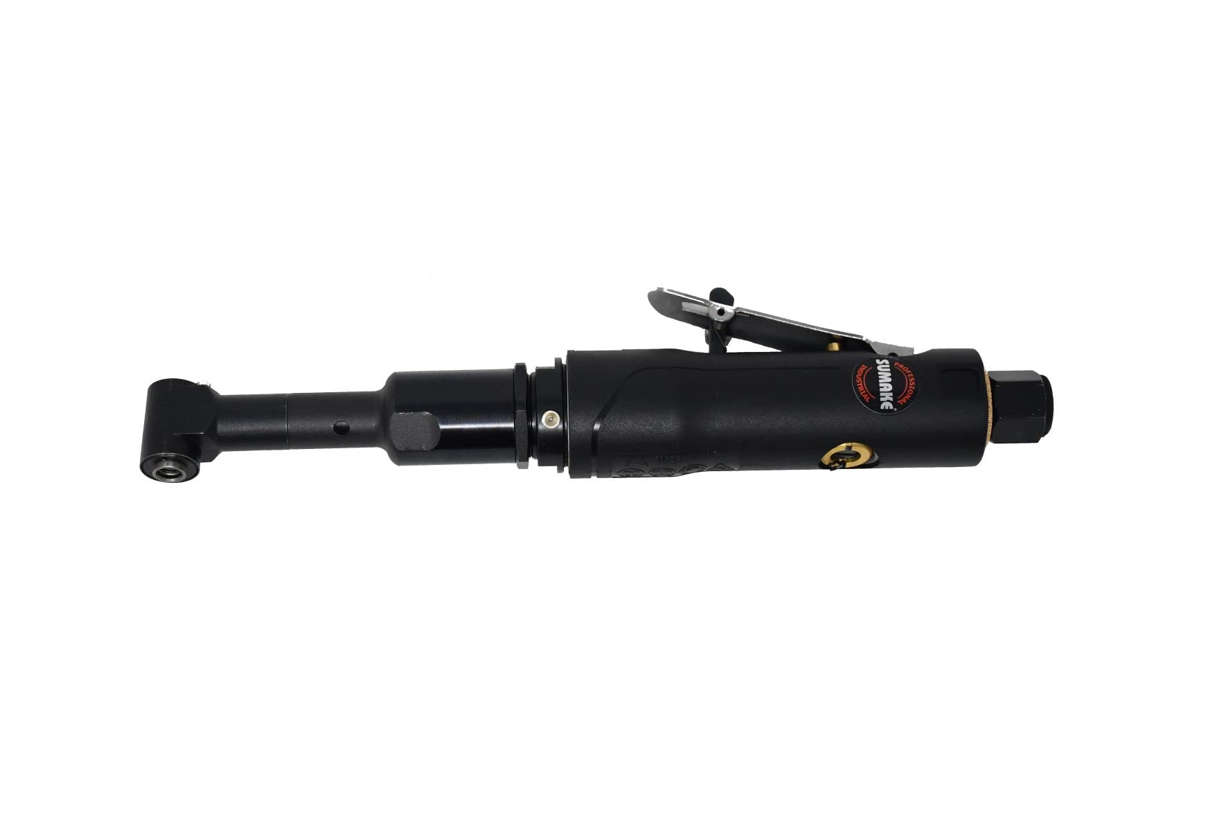 Industrial Aerospace Aircraft Mini 90 Degree Angle Air Drill Head with Comfort Grip (Sumake ST-4406) - Perfect for Tight Spaces & Precision Drilling in Aviation Maintenance