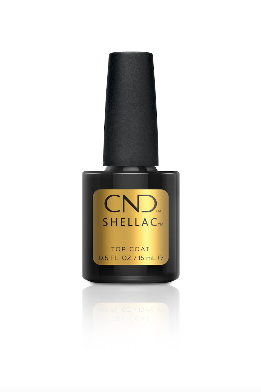 CND Shellac UV Top Coat - Long-Lasting Nail Polish Gloss & Shine - Perfect for Manicures, Pedicures & Salon Nail Care