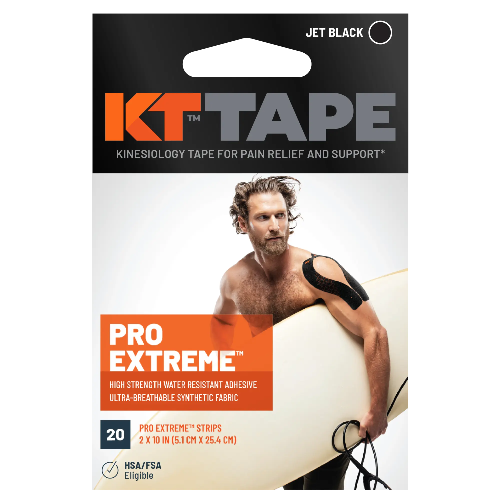 KT Tape Pro Extreme® - Premium Athletic Kinesiology Tape for Pain Relief & Injury Support - Ideal for Sports, Fitness & Recovery