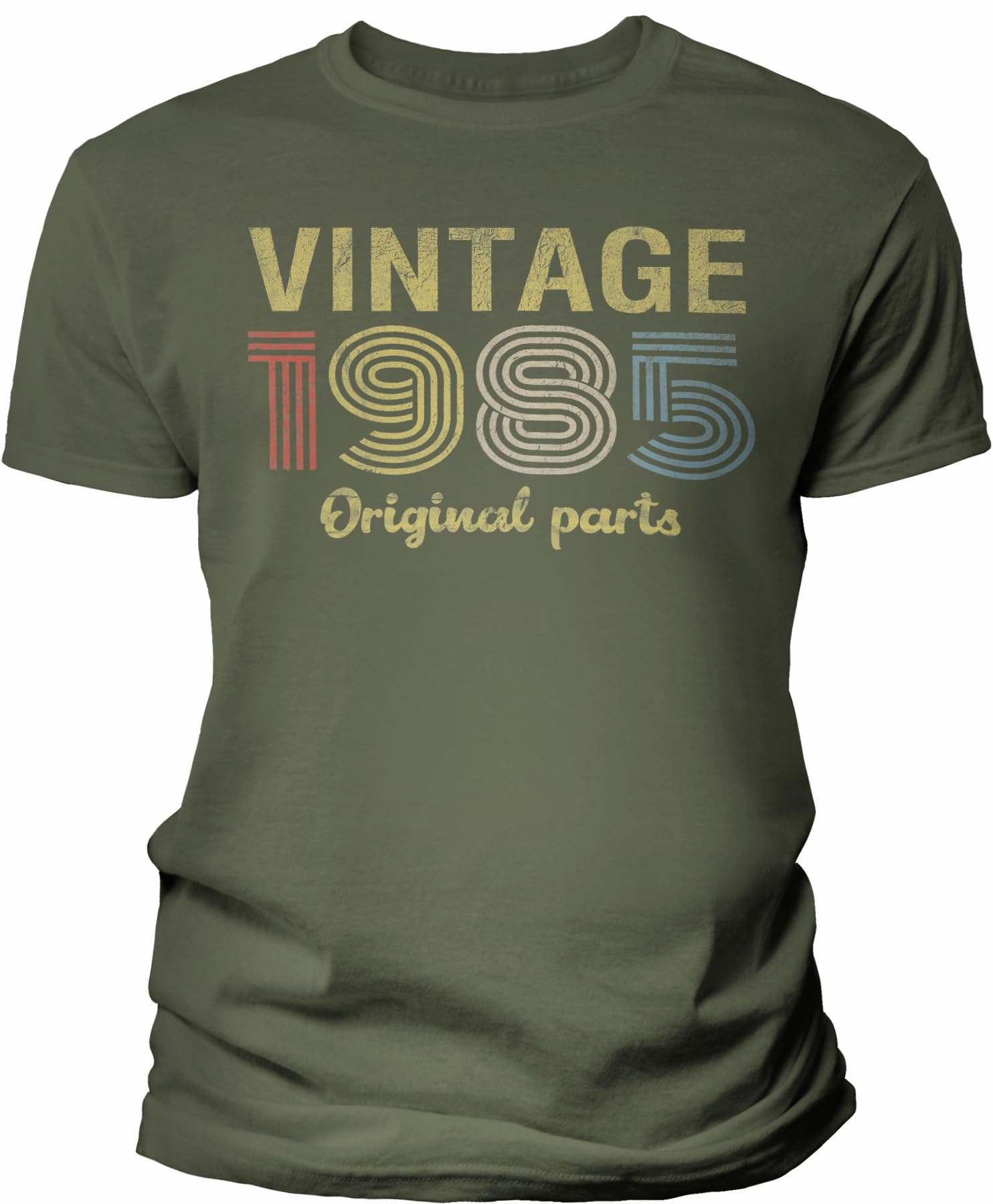 Vintage 1985 Retro 40th Birthday Gift for Men - Original Parts Themed T-Shirt - Perfect for 40th Birthday Parties & Milestone Celebrations
