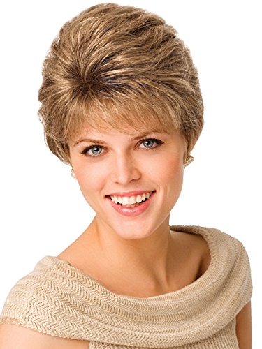 Gabor Acclaim Large Wig (G4+ Dark Chocolate Mist) - Natural Looking Synthetic Hairpiece for Women | Perfect for Cosplay, Daily Wear & Special Occasions