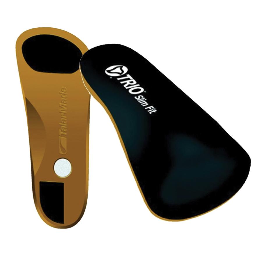 Talarmade Trio Slim Fit Orthotics - Medium Density Support for Flat Feet & Plantar Fasciitis | Perfect for Running, Walking & All-Day Comfort