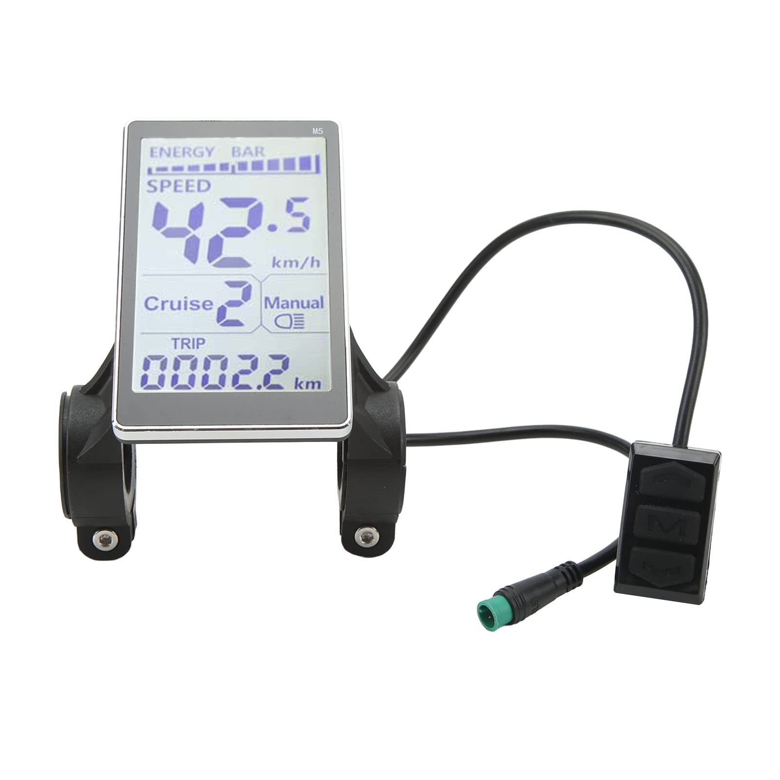 Waterproof Electric LCD Display for eBikes & Scooters - Replacement Dashboard with Clear Readout - Perfect for Commuting & Urban Riding