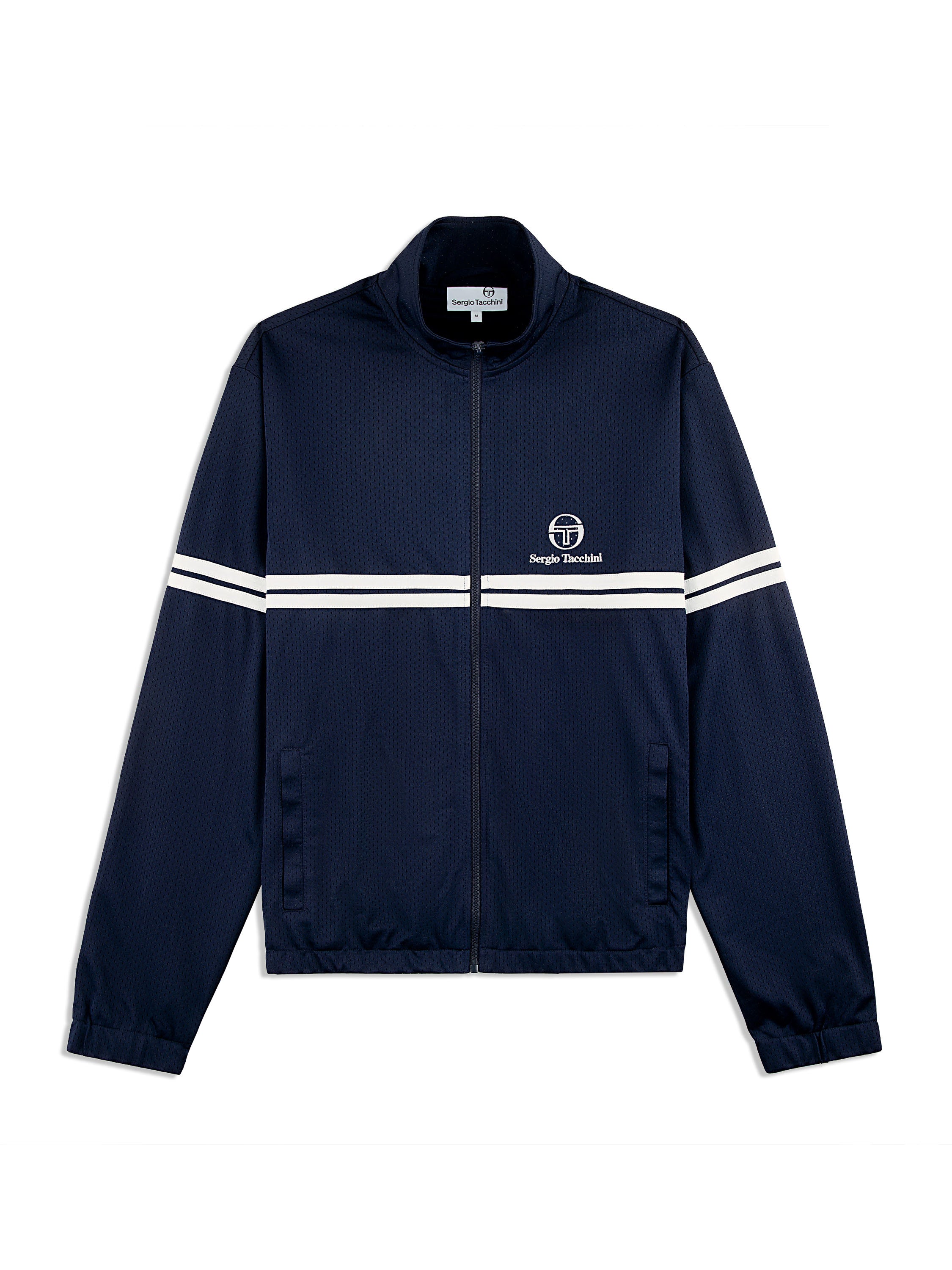 Arturo Mesh Track Jacket - Lightweight Breathable Running Jacket for Men, Maritime Blue/Quiet Gray - Perfect for Jogging, Gym Workouts & Outdoor Sports