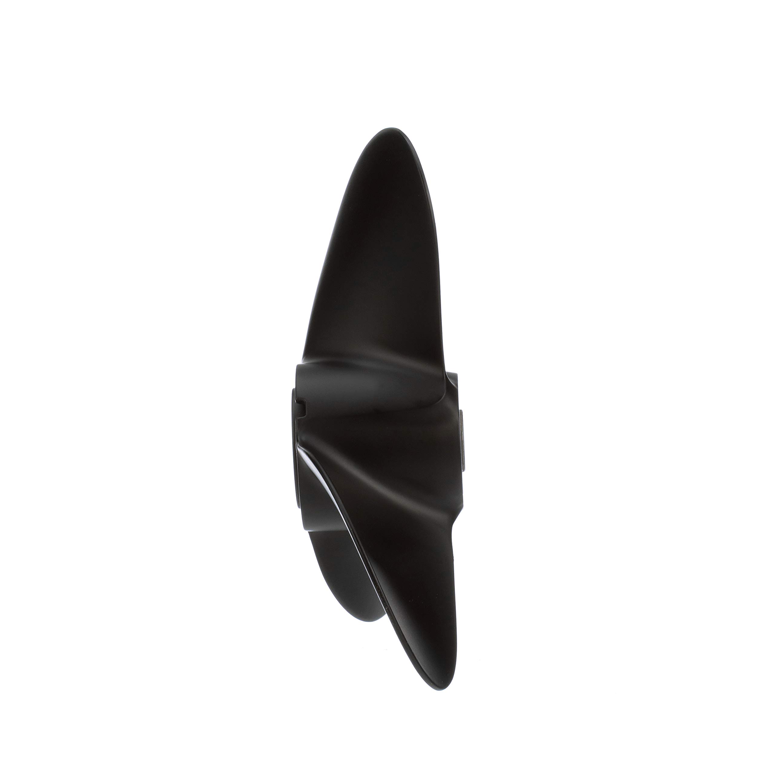 Quicksilver Black Diamond 3-Blade Aluminum Boat Propeller - Compatible with Yamaha, Honda, Evinrude & Johnson Outboard Motors - Perfect for Fishing, Watersports & Marine Activities