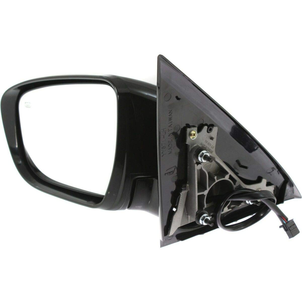Nissan Pathfinder Left Side Heated Mirror Replacement - Driver Side LH Hand Power Heated Glass for 2005-2023 Models | Perfect for Winter Driving & Defrosting in Cold Weather