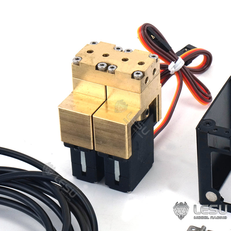 LESU Tool Box Reversing Valve Oil Pipe Set for Z0031 1/14 Scale Remote Control Crane Hydraulic Truck RC Dumper TGS Model - Perfect for RC Construction Vehicle Enthusiasts & DIY Hydraulic System Projects