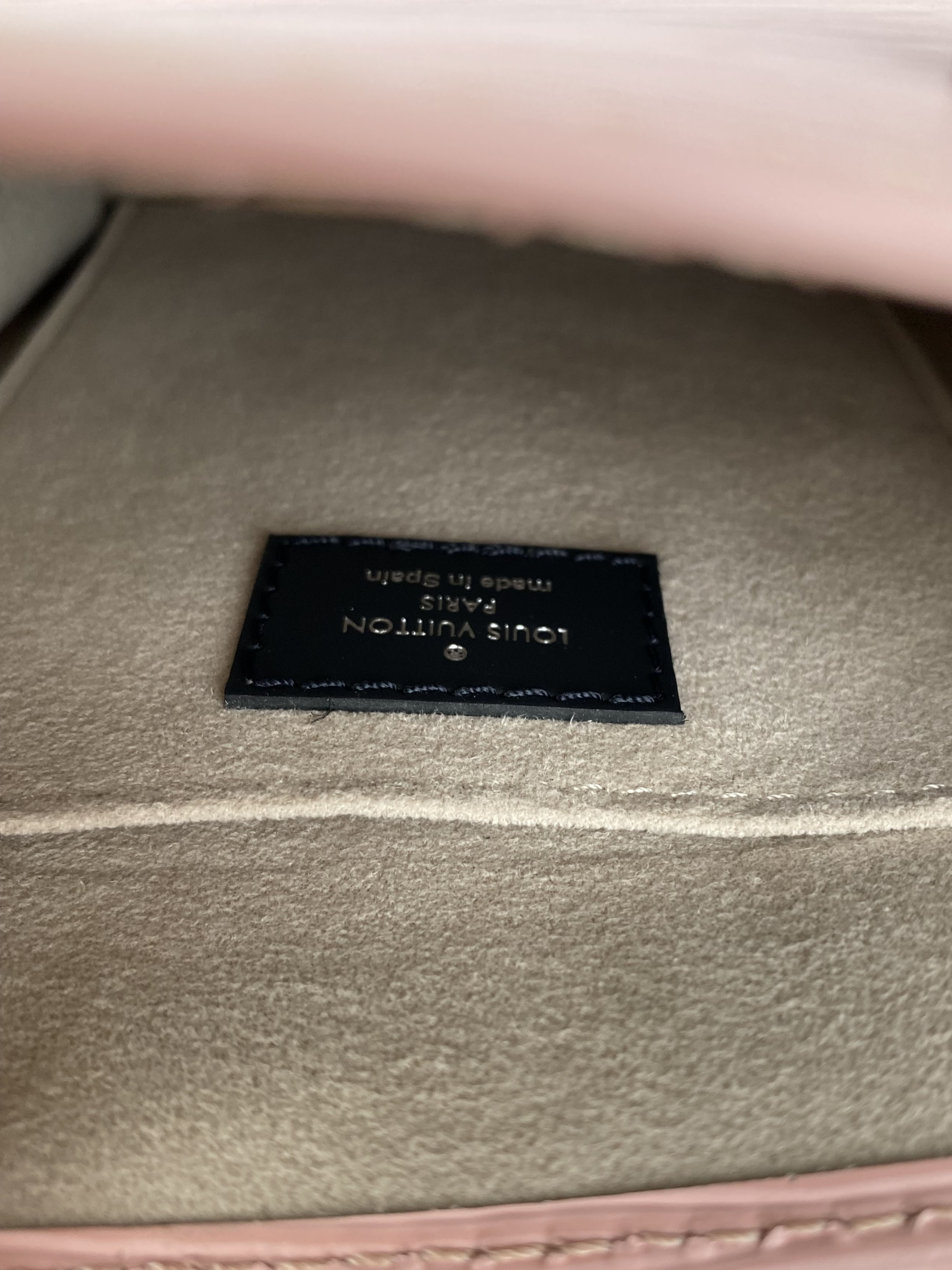 Authentic Louis Vuitton Pink Petit Sac Plat Crossbody Bag - Luxury Leather Shoulder Purse for Women | Perfect for Date Night, Shopping & Travel Accessories