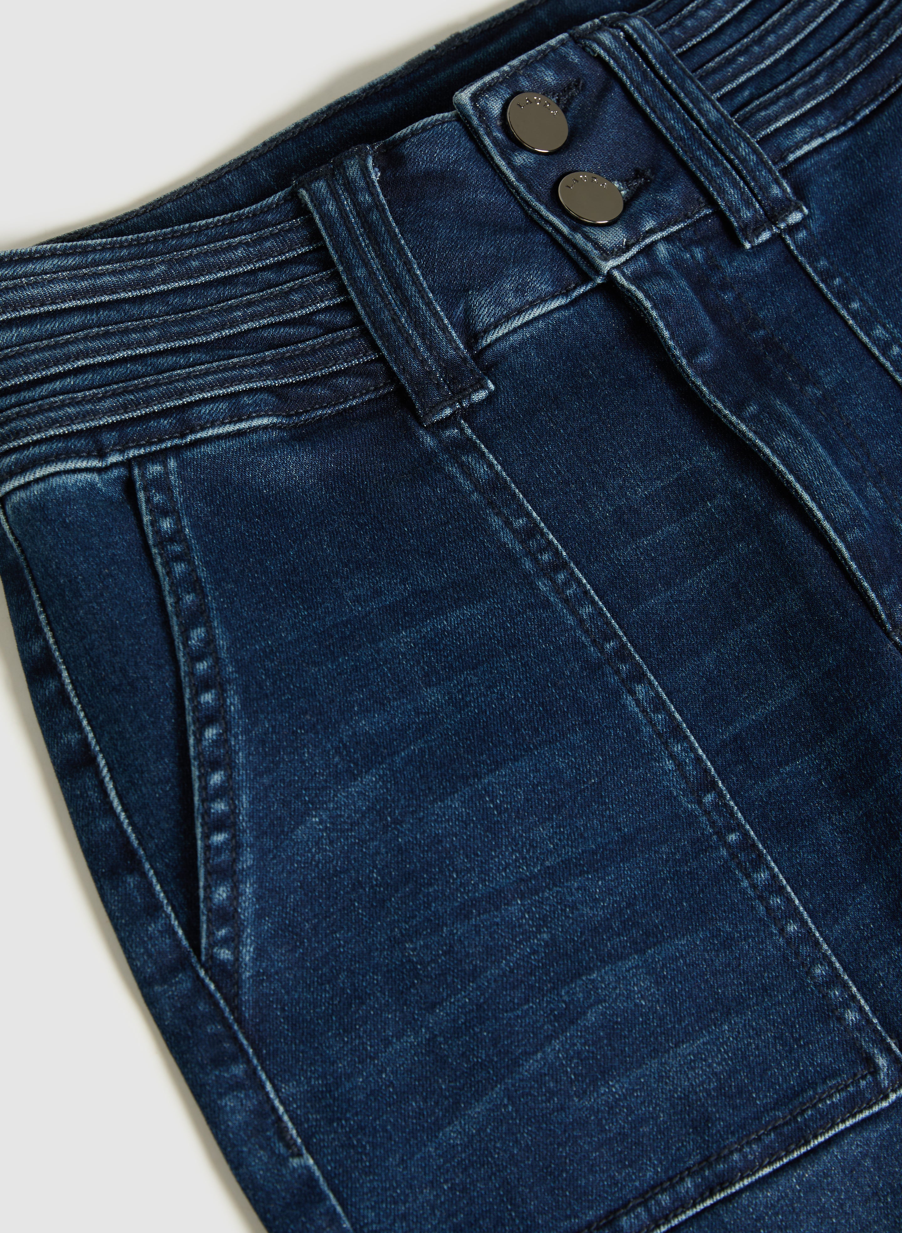 Flare Leg Jeans for Women - Blue High Waist Denim Pants | Laura 3010331 0257 455 | Perfect for Casual Wear, Date Night & 70s Retro Style