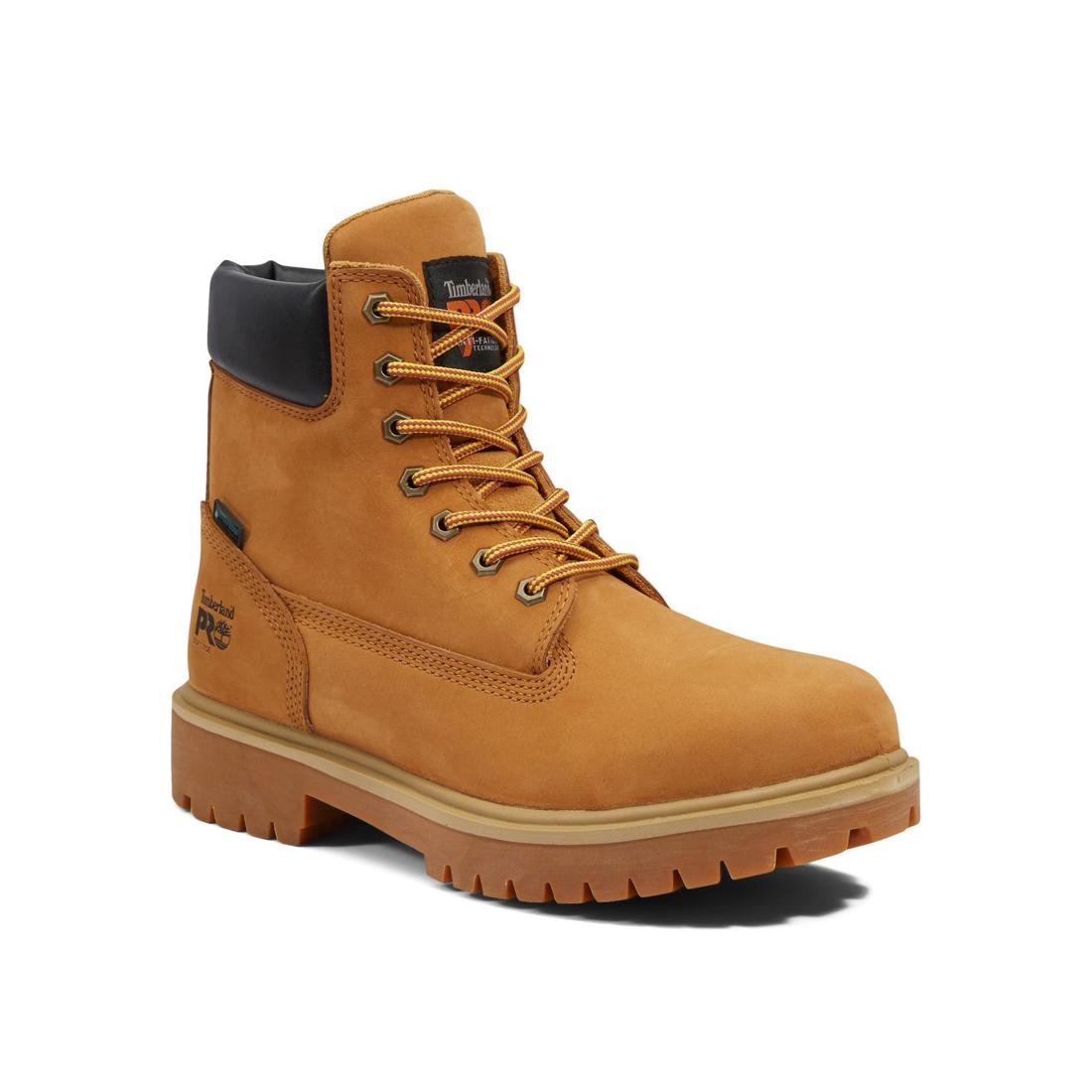 6 Inch Soft Toe Waterproof Insulated Work Boots - 200G Thinsulate, Wheat Color - Perfect for Construction, Hiking & Winter Outdoor Activities