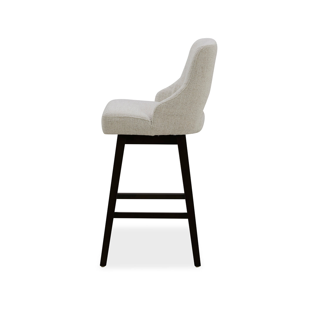 Nathan Stool - Modern Wooden Stool for Kitchen, Bar, or Living Room - Durable & Stylish Home Decor - Perfect for Dining, Relaxing, or Extra Seating