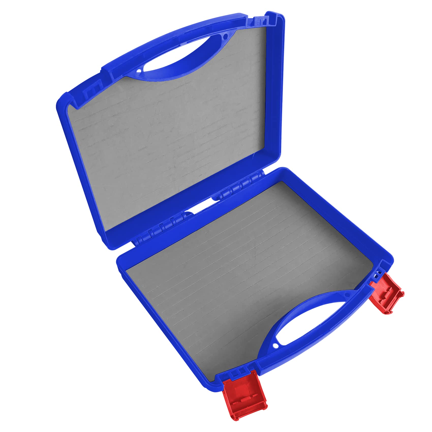 Premium Streamer Fly Box with Click Lock - Large Waterproof Fishing Tackle Storage for Boat & Fly Fishing - Durable Foam Trays (Blue) - Ideal for Saltwater & Freshwater Fly Fishing Trips