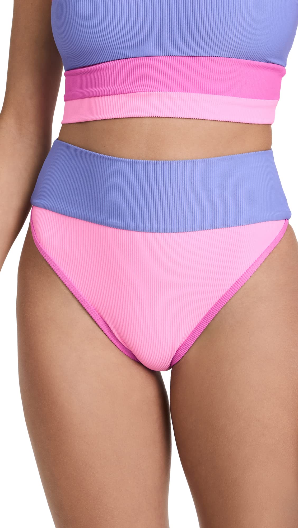 Beach Riot Women's Emmy High Waisted Bikini Bottoms - Sexy Swimwear for Summer Beach Vacations & Pool Parties