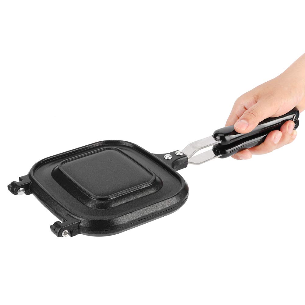 **Oumefar Square Nonstick Double-Sided Pancake Pan – Sandwich Maker & Multifunction Baking Pan for Toaster – Perfect for Breakfast, Omelettes, and Quick Meals**