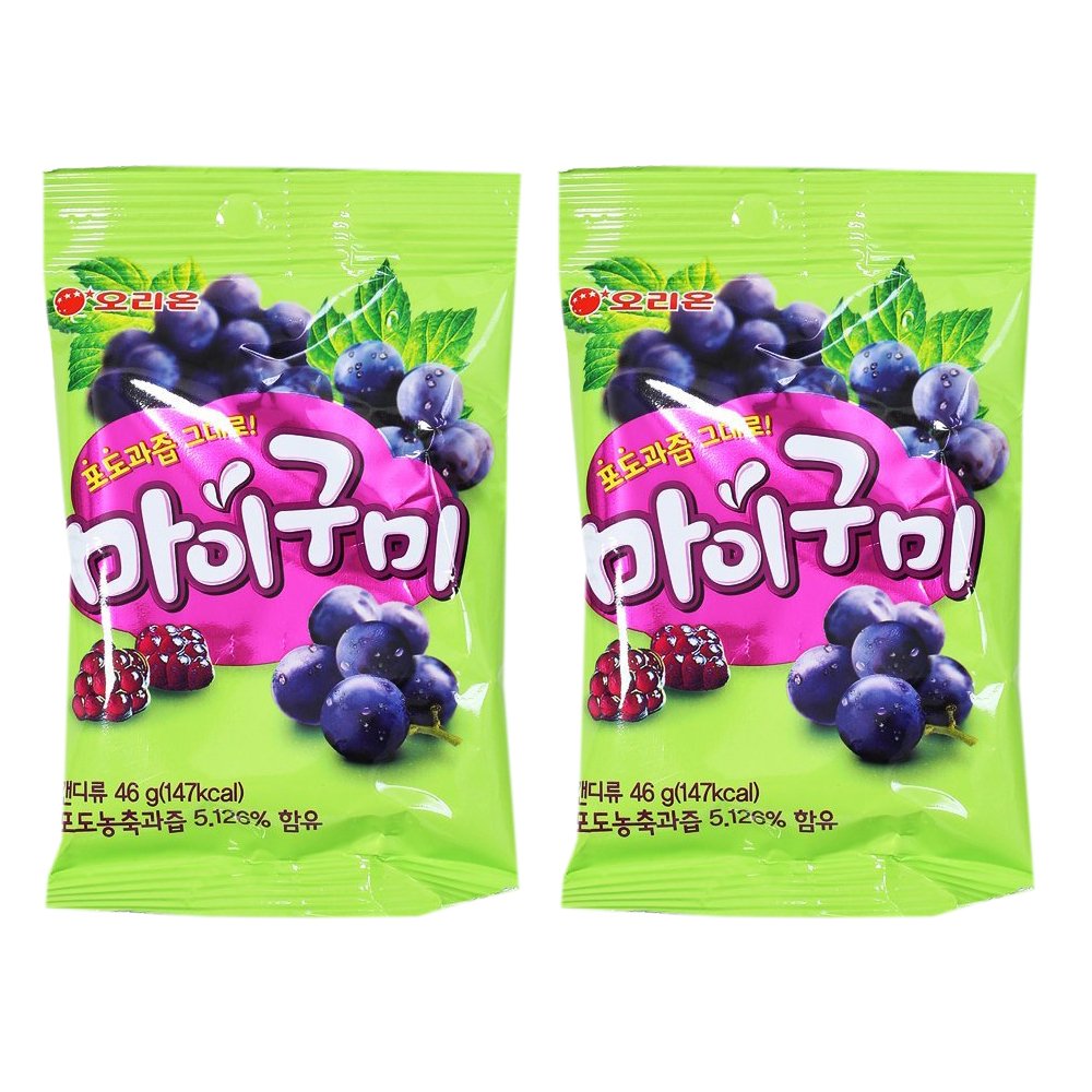 Orion Chewy Grape Flavored Gummy Fruit Snacks - 6 Pack | Delicious & Healthy Snack for Kids Lunch, School, Parties & On-the-Go | Vegan & Gluten-Free Treat