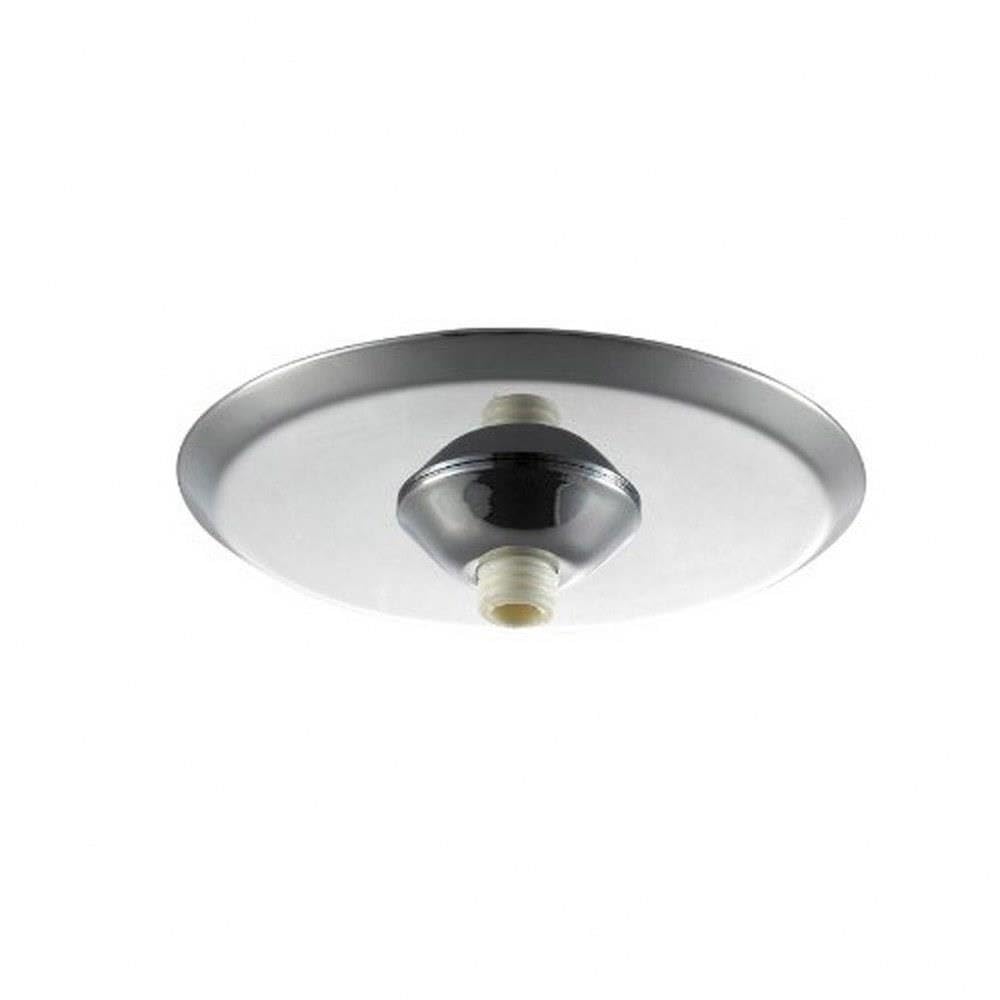 WAC Lighting QMP-MI-TR-CH Surface Mount Canopy - Quick Connect Metal Fixture for Pendant Lights - Perfect for Modern Home, Office & Restaurant Lighting Installations