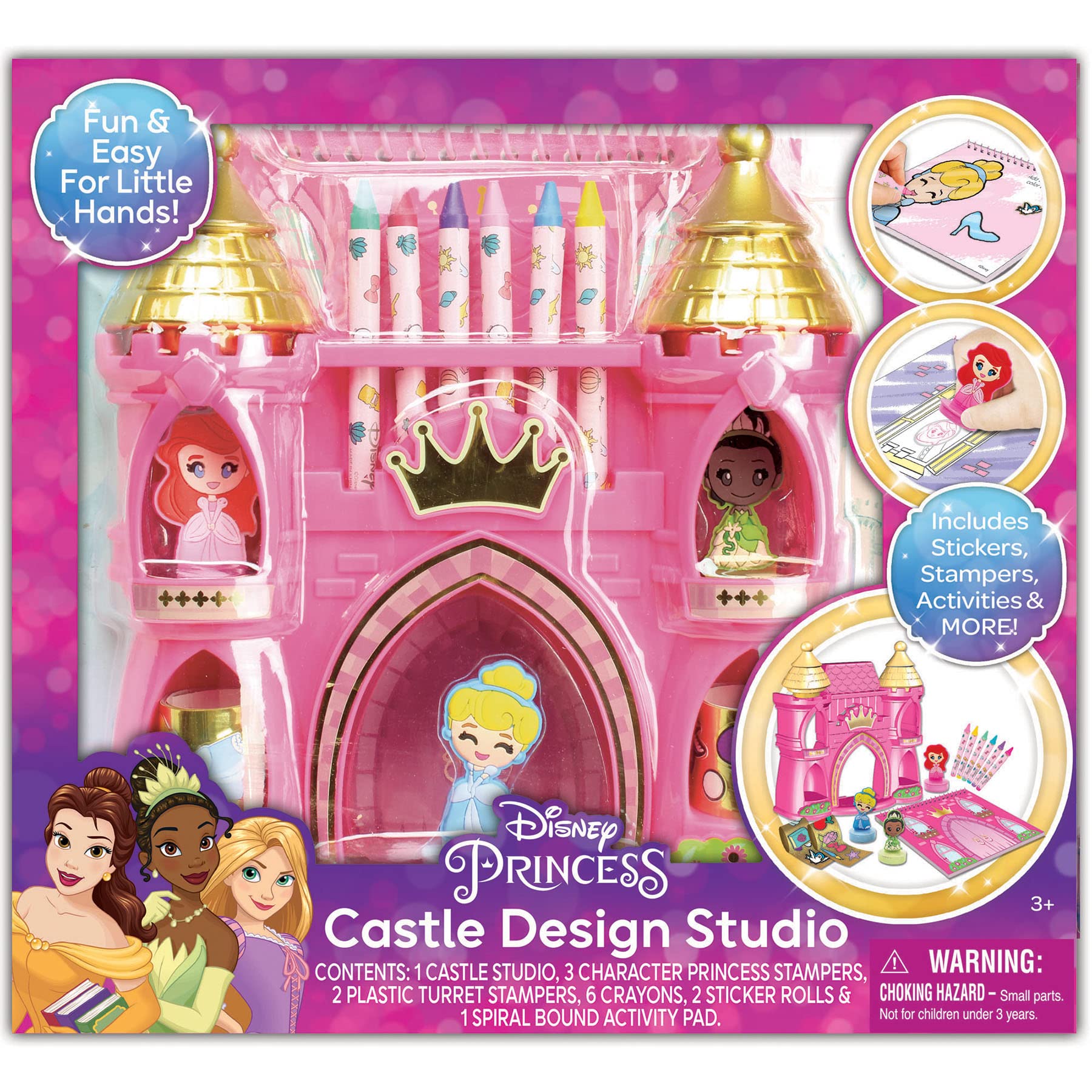 Tara Toys Princess Design Studio - Creative DIY Craft Kit for Girls, Multi-Color | Perfect for Birthday Gifts, Party Favors & Pretend Play