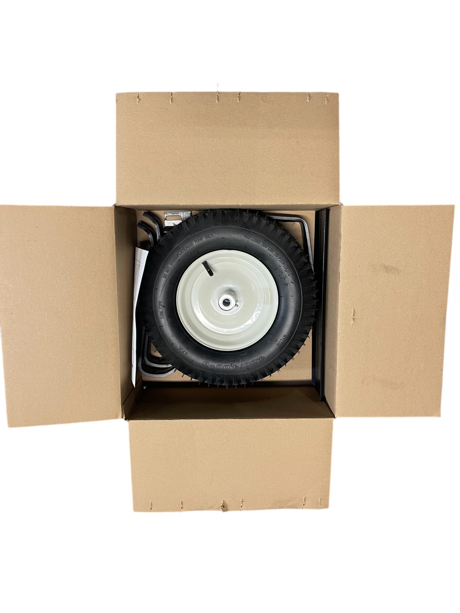 SCENIC ROAD Replacement Parts Box for Dual-Wheel 8 Cubic Feet Wheelbarrow with 16 Inch Ribbed Tires - Heavy Duty Garden & Construction Accessories for Landscaping, Yard Work, and DIY Projects