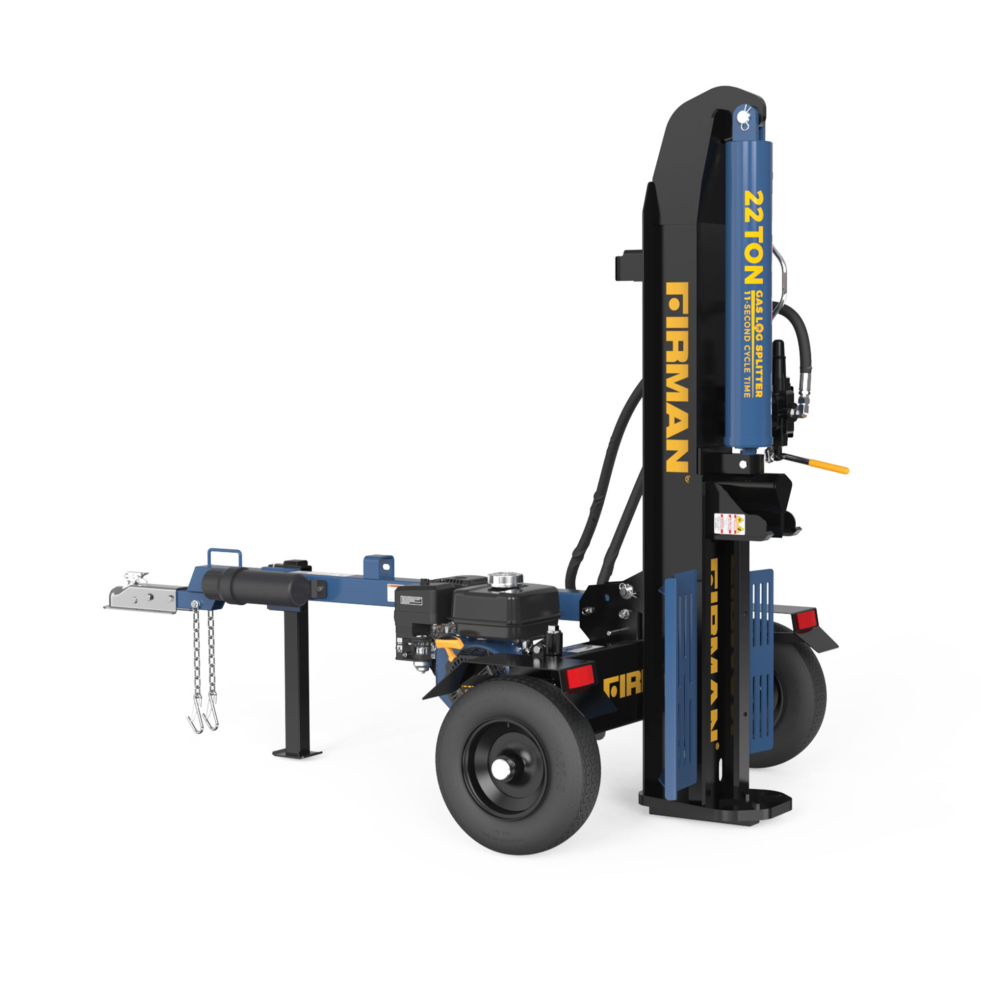 22 Ton Hydraulic Log Splitter for Firewood - Heavy Duty Wood Splitter for Home Heating, Fireplace & Outdoor Camping