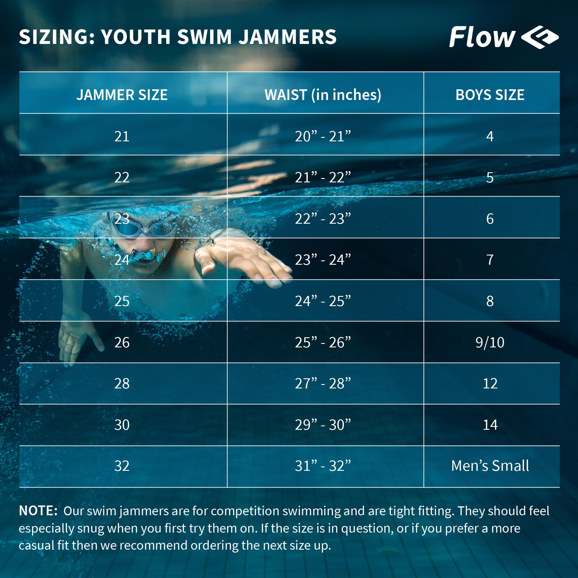 **Flow Funky Swim Jammers for Boys - Size 21-32 | 9 Stylish Designs | Quick-Dry & Comfortable Swim Shorts for Pool, Beach & Water Sports**