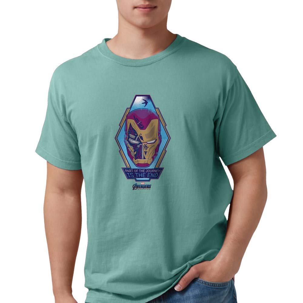 Iron Man Head Graphic T-Shirt for Men - Comfort Colors® Soft Cotton Tee - Superhero Marvel Fan Gift, Casual Wear & Cosplay