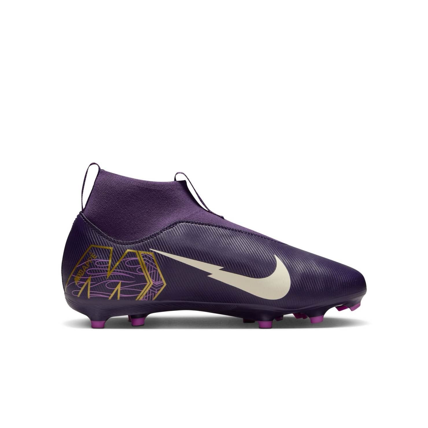 Nike Jr. Mercurial Superfly 10 Academy Kylian Mbappé Soccer Cleats - Youth Football Shoes for Artificial Grass - Perfect for Training & Matches