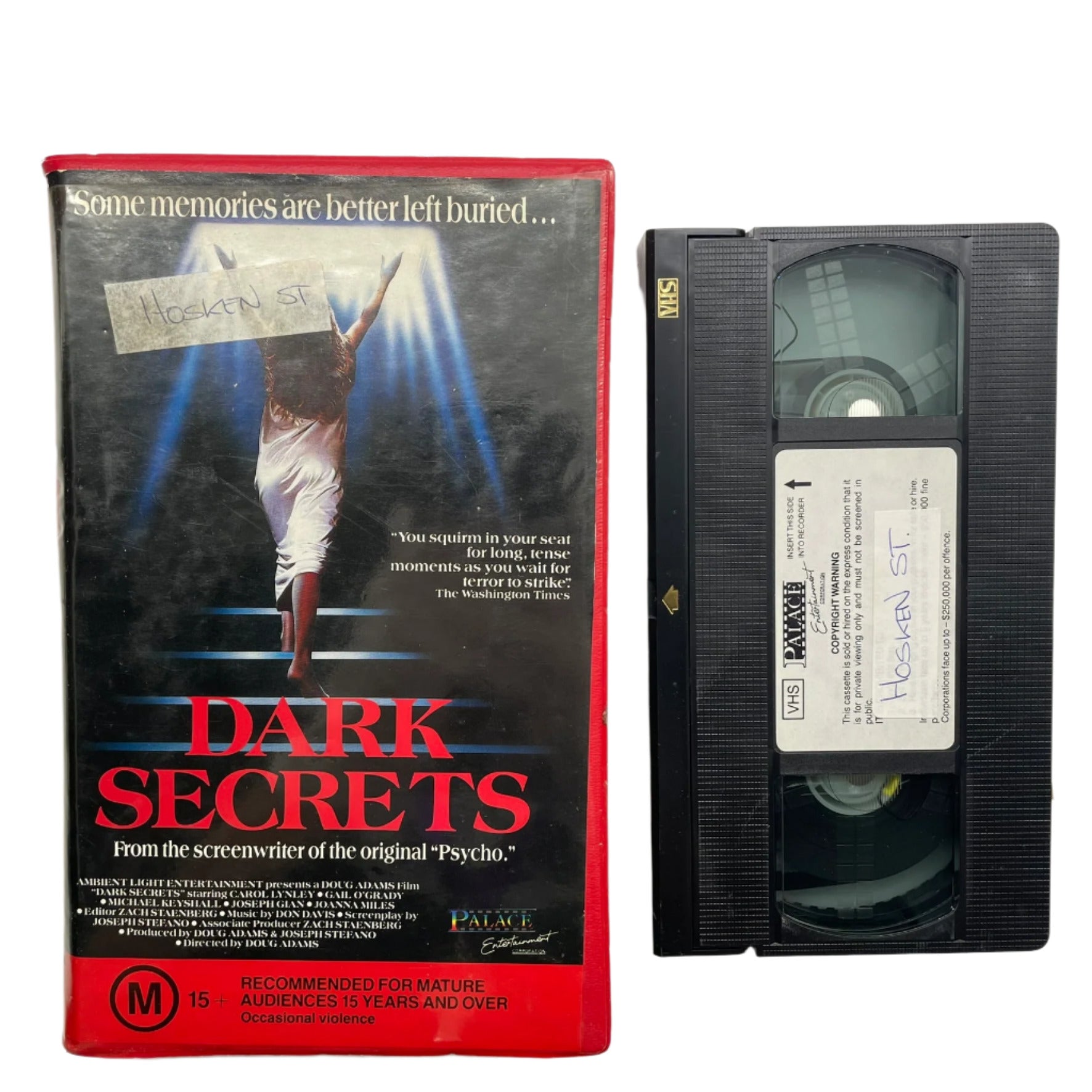 Dark Secrets VHS Cassette Tape - Vintage Horror Movie Collectible for Home Theater & Retro Entertainment