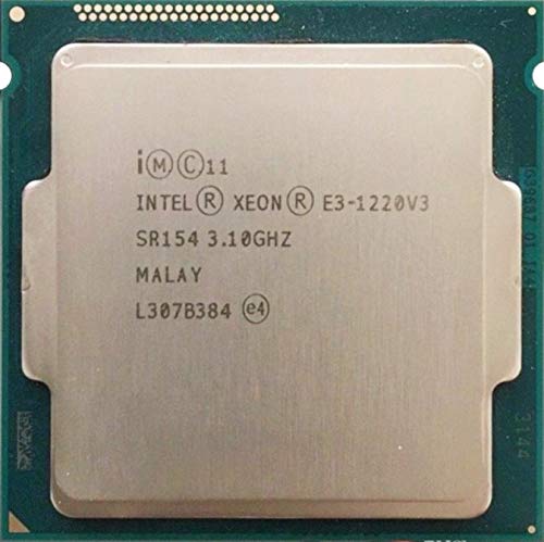 Intel E3-1220V3 3.1GHz Quad-Core Processor 80W LGA 1150 CPU SR154 - Perfect for Server Builds, Workstations & High-Performance Computing