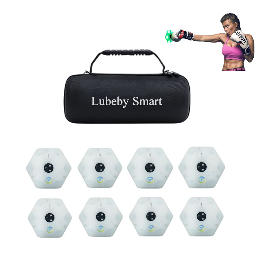 Reaction Lights for Speed & Agility Training - Boxing, Soccer, Basketball Equipment - Improve Performance with LED Reaction Training Lights for Sports Drills & Fitness Workouts