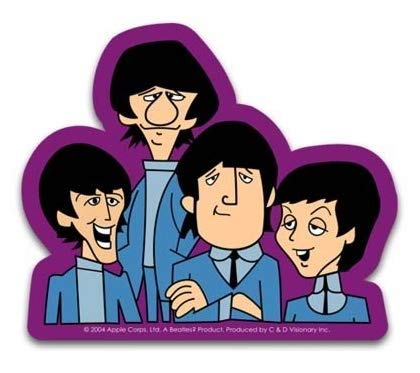 The Beatles Band Decal Sticker Set of 3 - Waterproof Vinyl Stickers for Cars, Trucks, Laptops, Walls & Windows - Perfect for Music Fans, Home Decor & Vehicle Customization