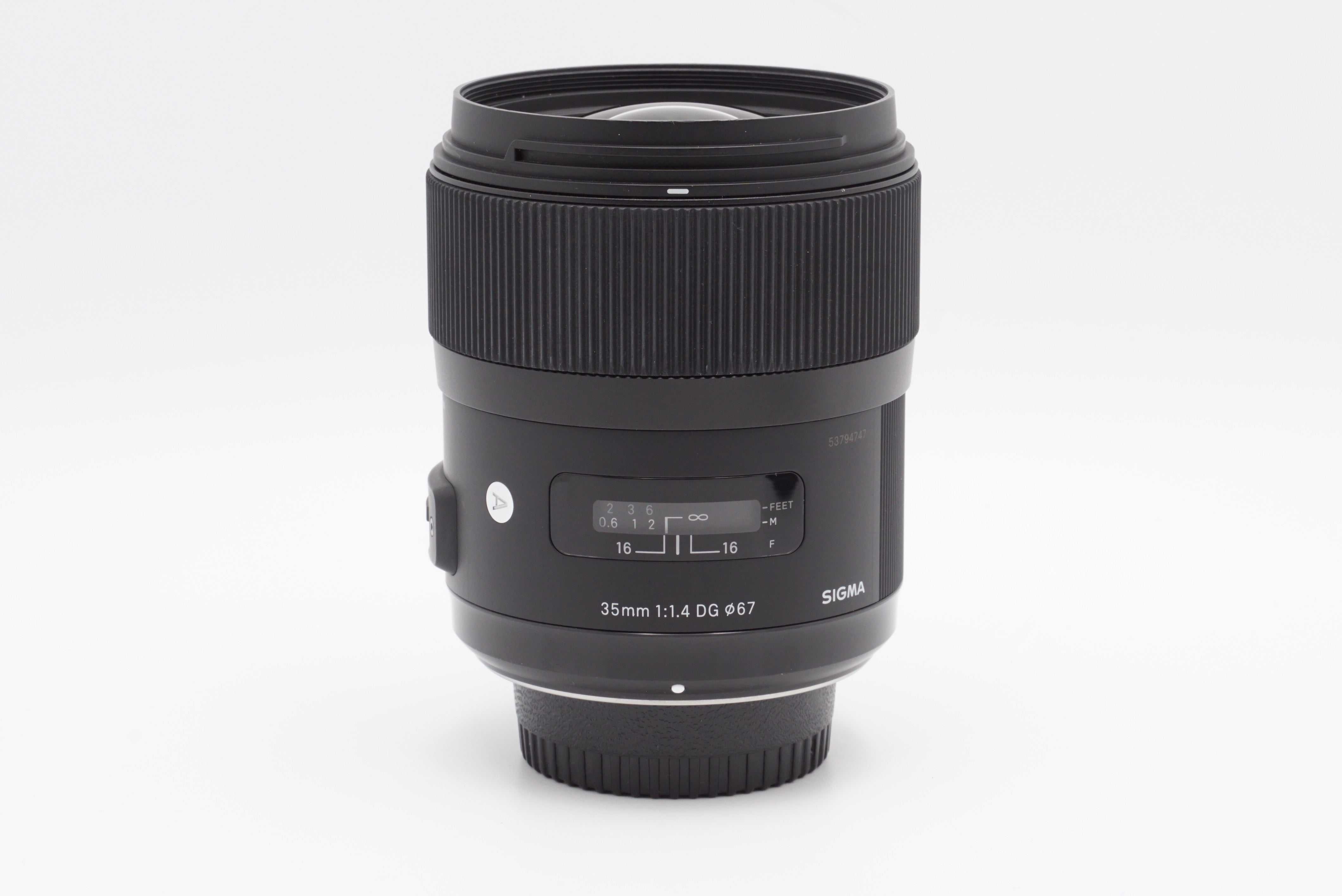 Used Sigma 35mm f/1.4 DG HSM Art Lens for Nikon F Mount - Fast Aperture Prime Lens for Portraits, Low Light & Street Photography (Model #53794747CM) | Perfect for Wedding, Travel & Night Photography