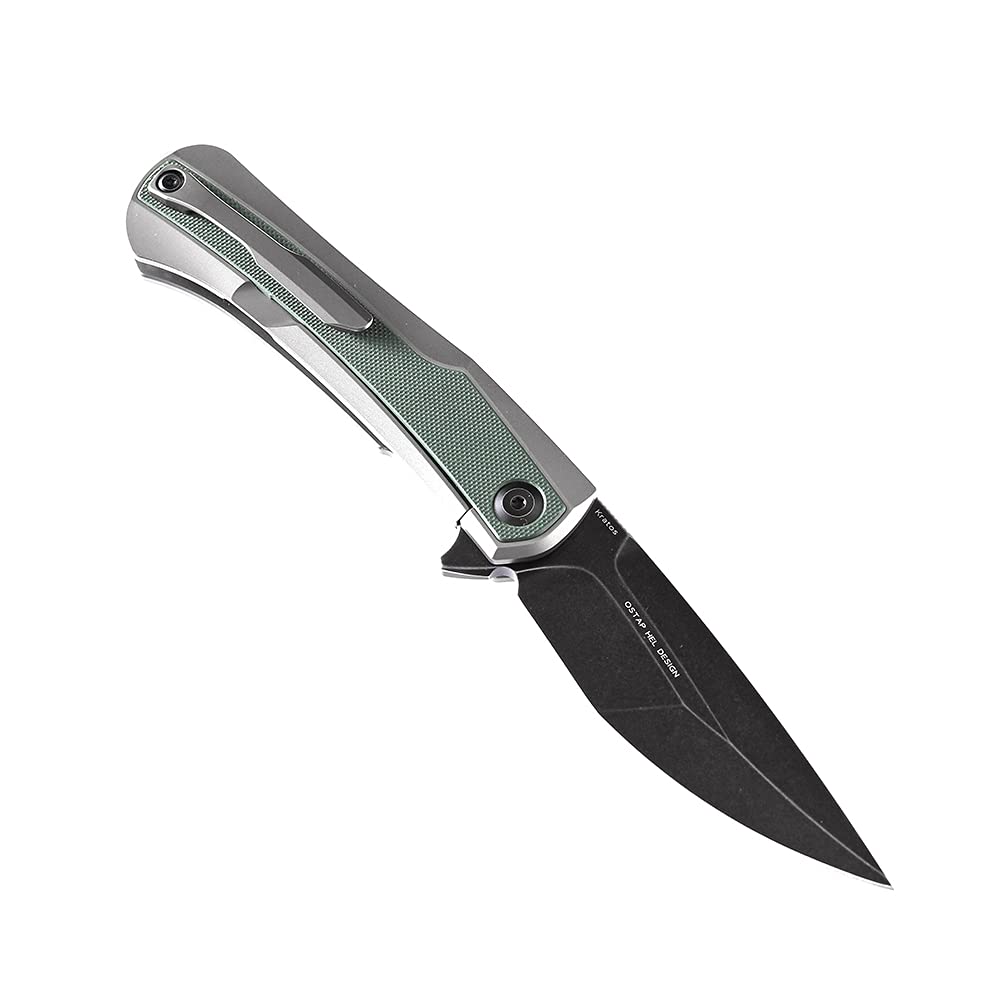 Kansept K1024A2 Kratos Flipper Folding Knife - 8.69