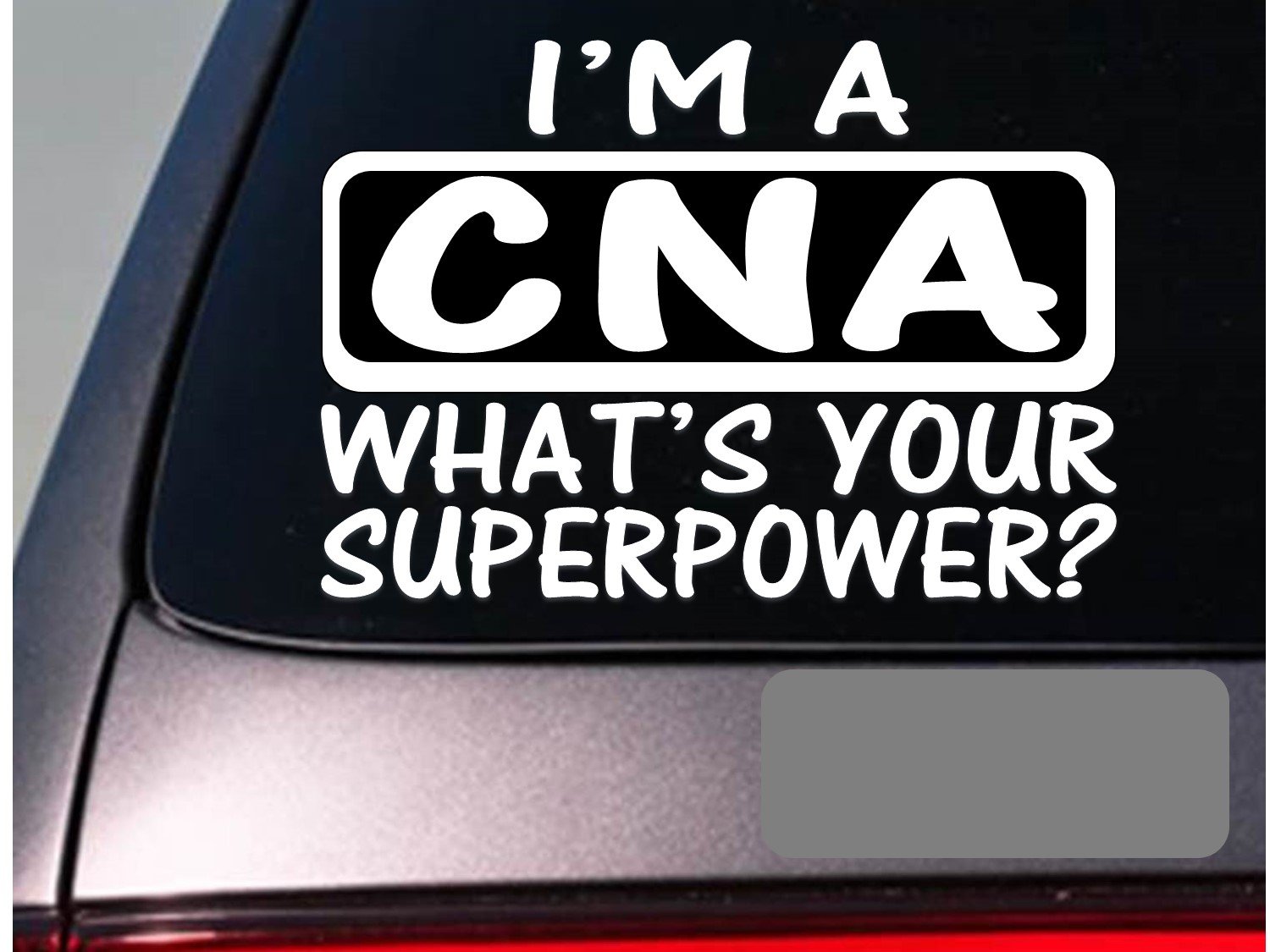 CNA Sticker Decal for Nurses - Funny Nursing Therapy Hospital Scrubs Accessories - Perfect for Laptops, Water Bottles & Medical Equipment