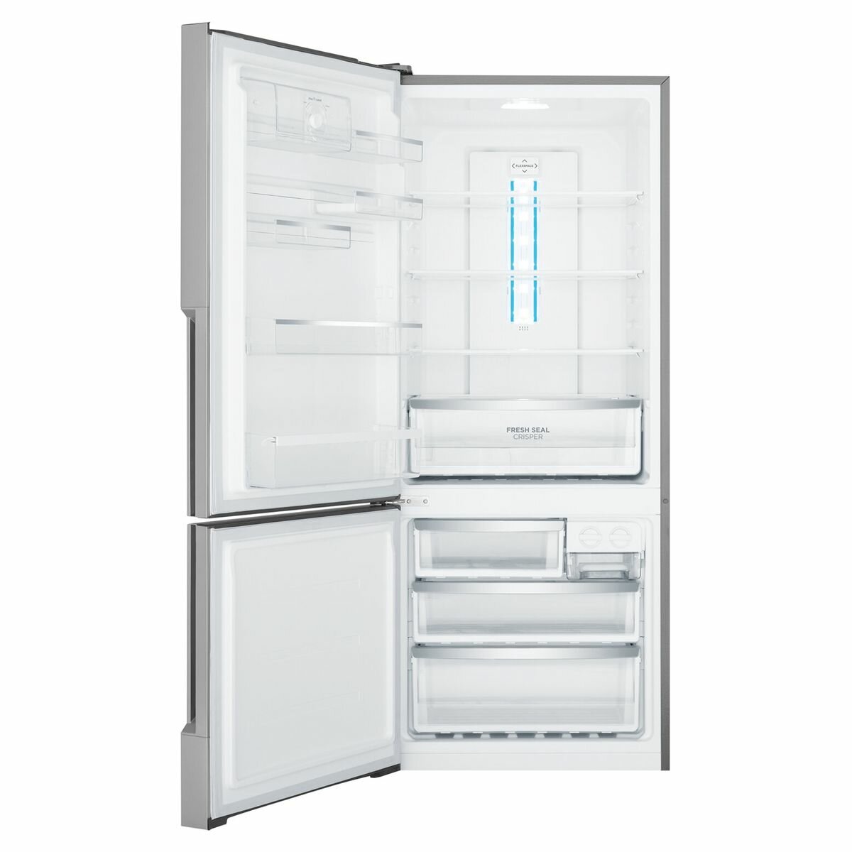 Westinghouse 453L Bottom Mount Frost Free Refrigerator WBE4500SC - Energy Efficient Stainless Steel Fridge for Modern Kitchen & Home Use