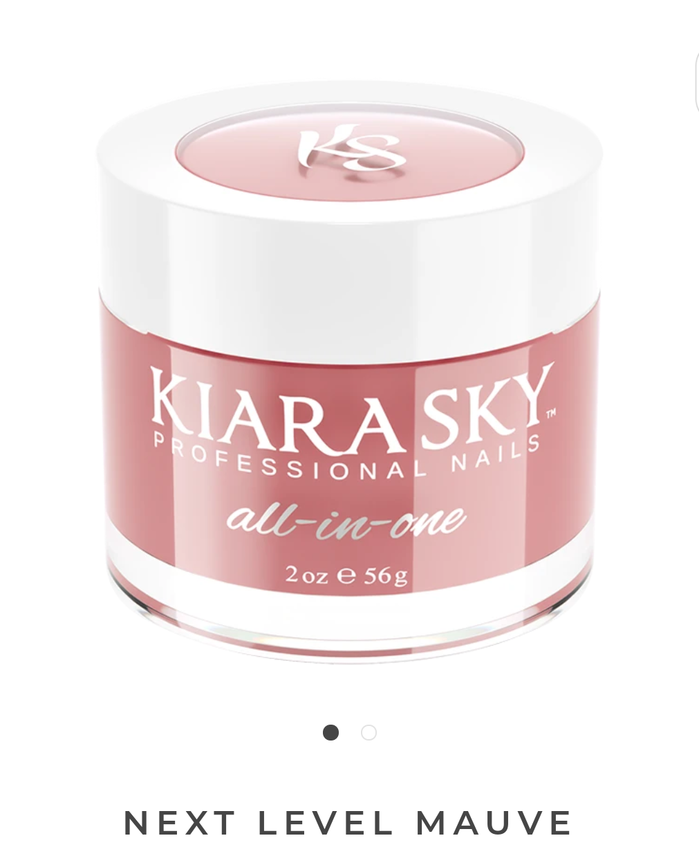 KIARASKY All-in-One Next Level Mauve Gel Polish Kit - 2oz for Professional Nail Salon & DIY Manicure at Home