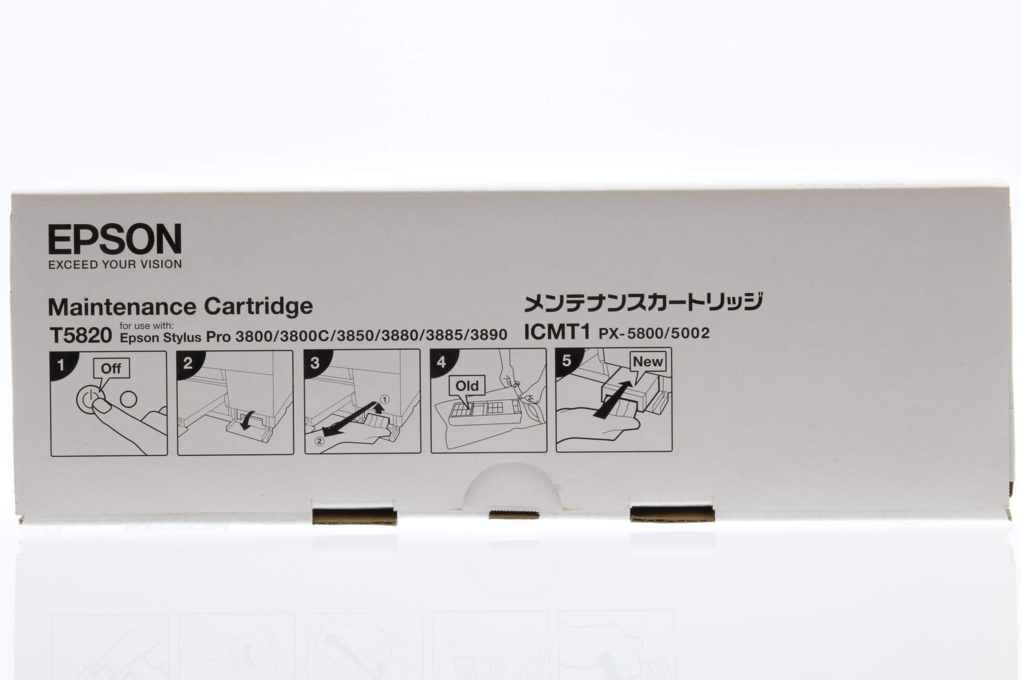 Epson Maintenance Cartridge for Stylus Pro 3800 Printer - EPST582000 | High-Quality Ink Replacement | Perfect for Professional Photo Printing & Graphic Design
