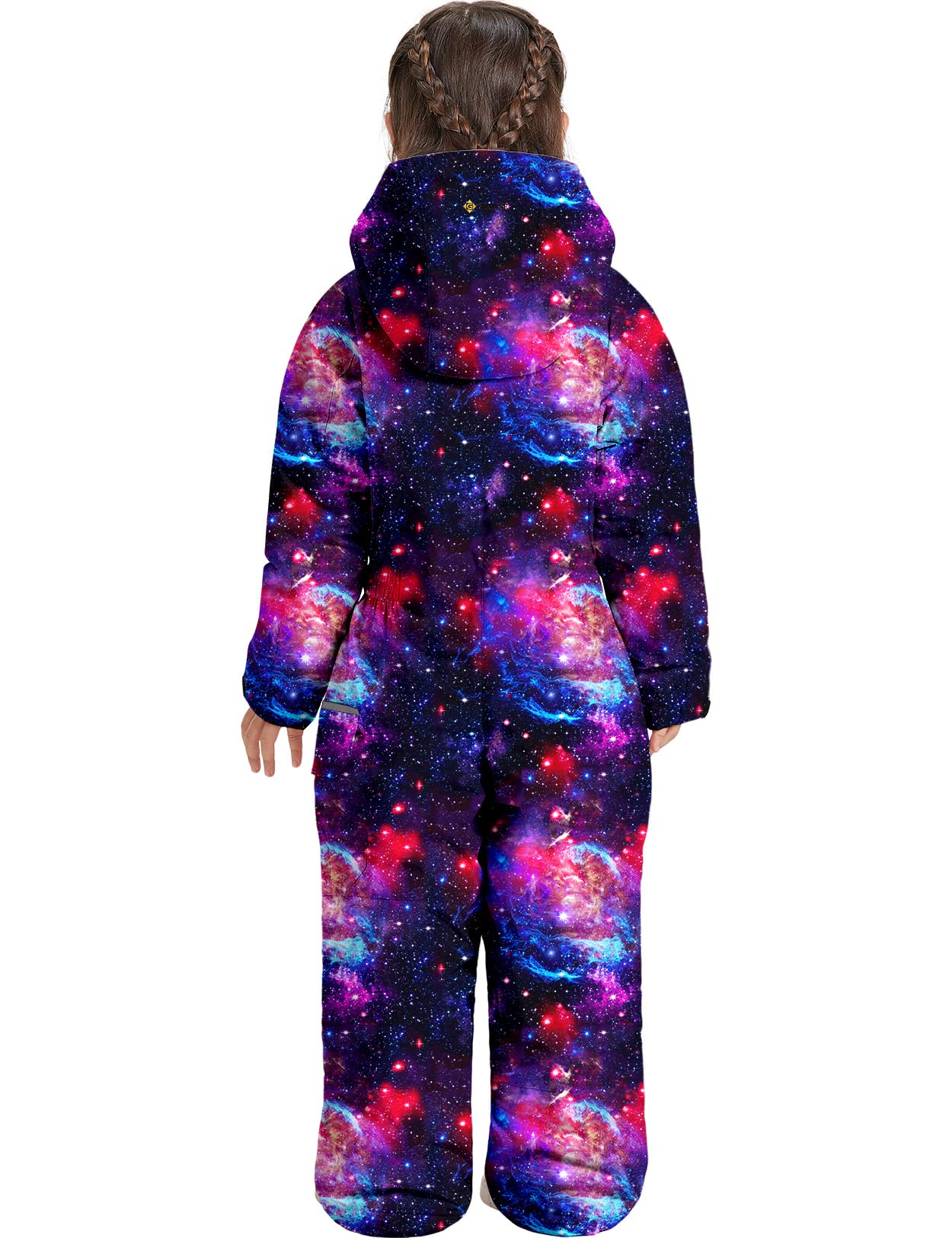 GEMYSE Kids One-Piece Ski Suit - Waterproof Snowsuit for Boys & Girls - Winter Snowboarding & Outdoor Play - Perfect for Skiing, Sledding & Snow Adventures