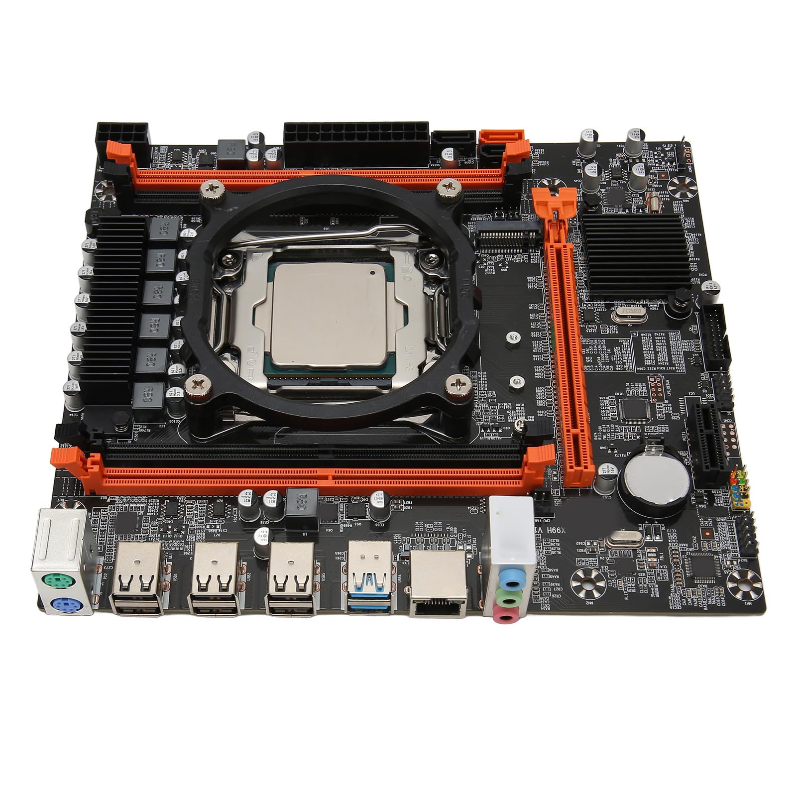 BROLEO X99 DDR4 Motherboard - Dual Channel Desktop Motherboard with 3-Pin Connector for Gaming PC, Workstation & High-Performance Computing