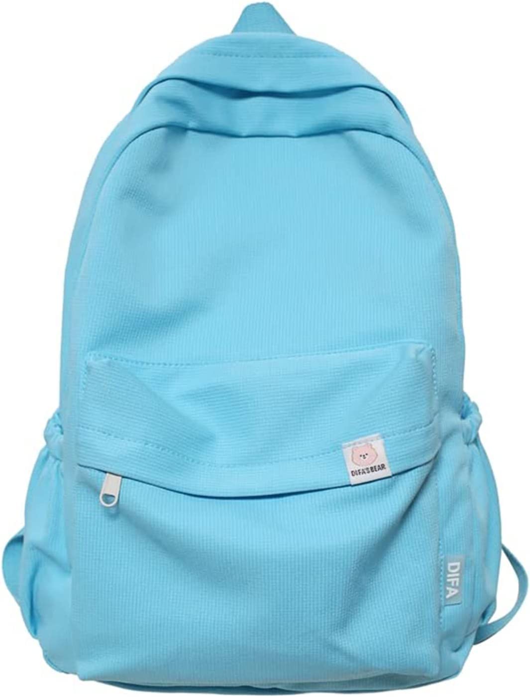 Cute Sage Green Backpack for School Girls | Kawaii Aesthetic Backpack with Pockets | Lightweight Durable Bookbag for Teens & College Students | Perfect for School, Travel & Everyday Use