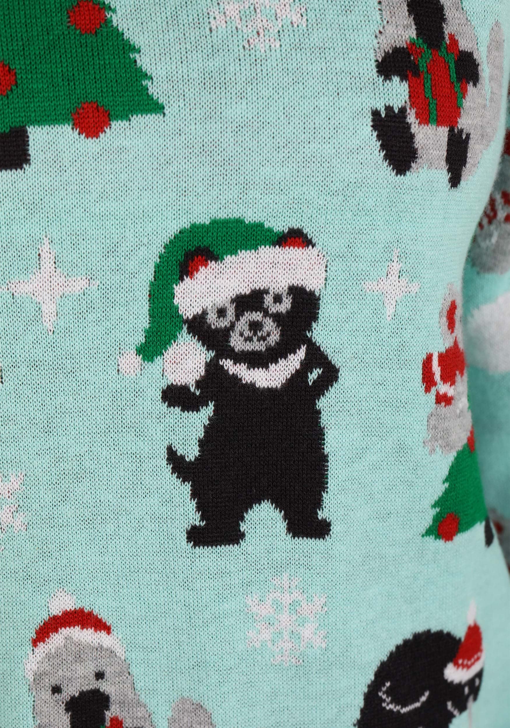 Australian Animals Ugly Christmas Sweater for Adults - Koala Bear Knit Crewneck Holiday Sweater | Festive Xmas Party Outfit, Family Gathering, Secret Santa Gift, Office Christmas Party